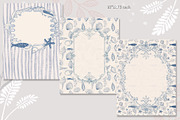 Blue toile Ocean Collection, a Seasonal Illustration by AlenaVlasko stock Market (Thumbnail 11 of 12)