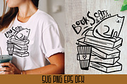 Coffee books and cats illustrations, an Animal Illustration by Veronika M (Thumbnail 4 of 4)