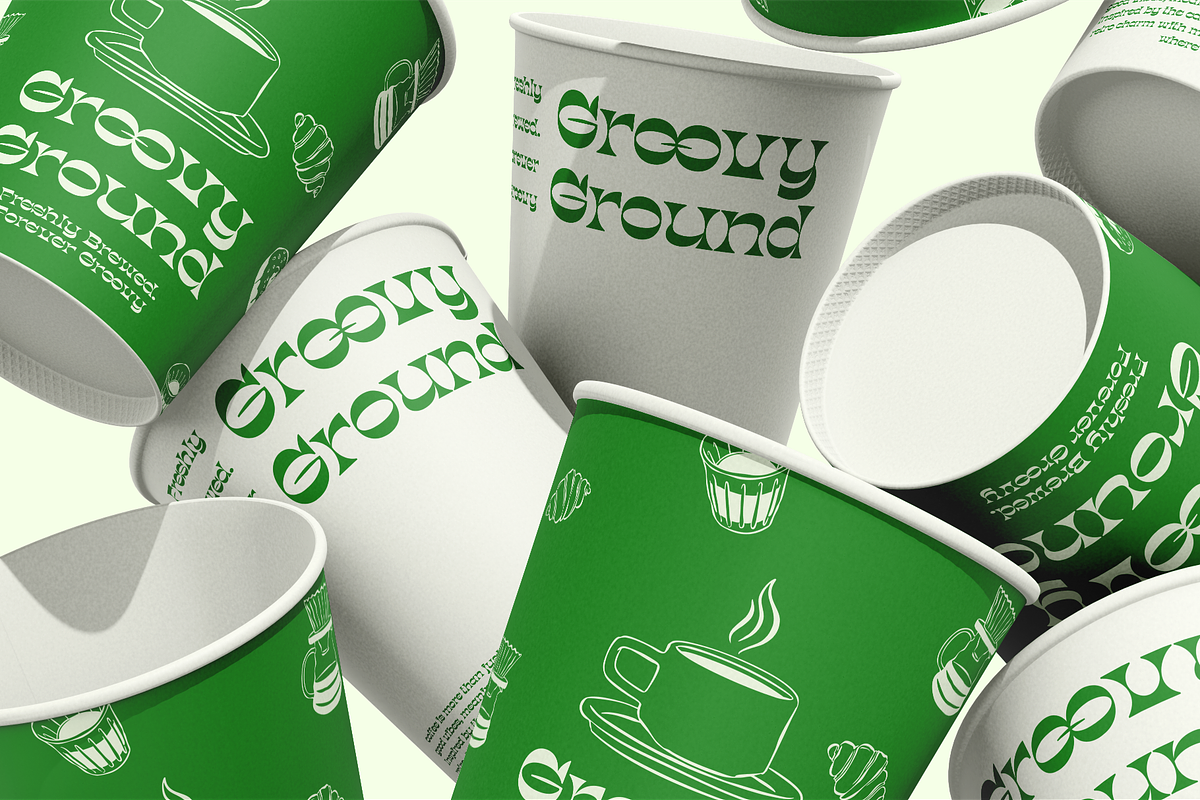 Grovine – Retro Groovy Display Font, a Serif Font by Namela Studio (Photo 9 of 10)