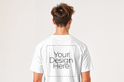 T-Shirt Mockup PSD Front & Back View, a Shirt Mockup by Pixel Foundry (Thumbnail 3 of 11)