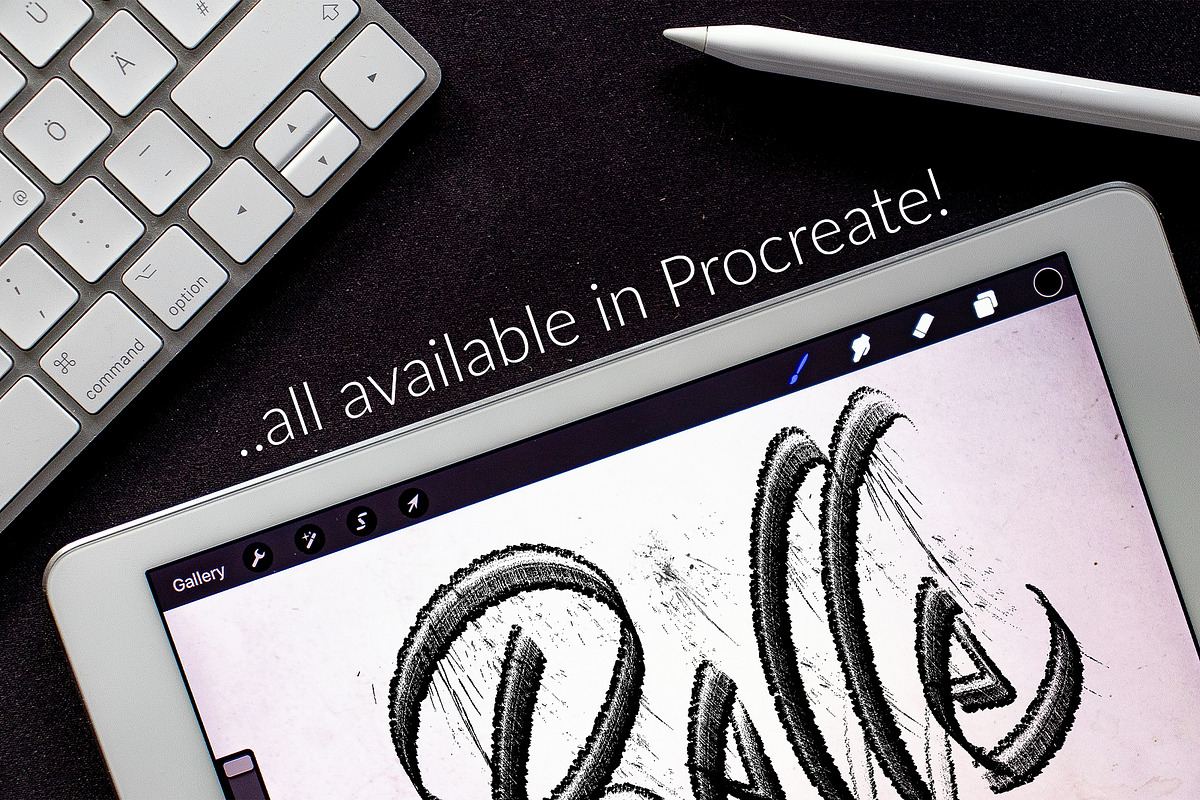 Ruling Pen for Procreate!, a Brush Add-On by Calligraphy DK (Photo 5 of 11)