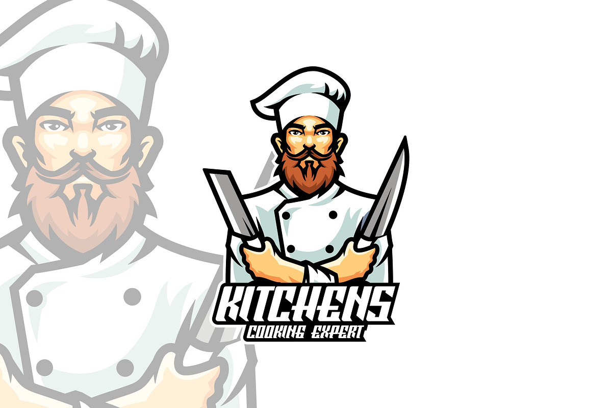 Illustration Kitchens Logo Design., a Branding & Logo Template by VectorCraft