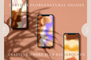 Gradient Ombre Blur Textures