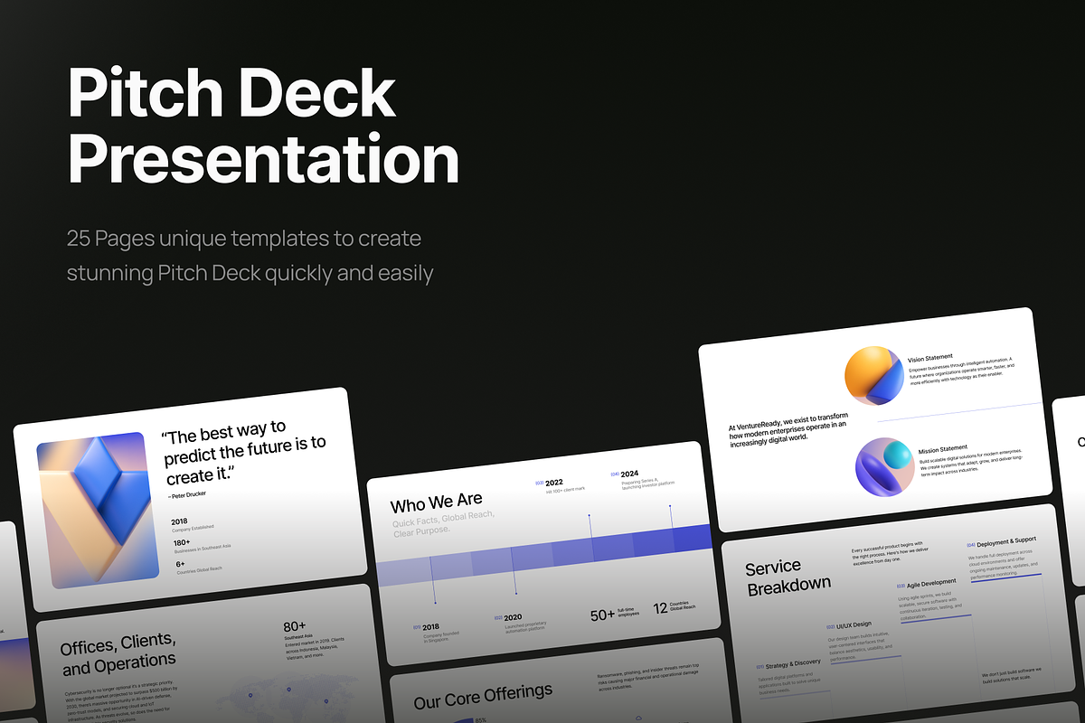 Modern Company Profile Investor Deck, a Presentation Template by pickolabstudio (Photo 2 of 6)