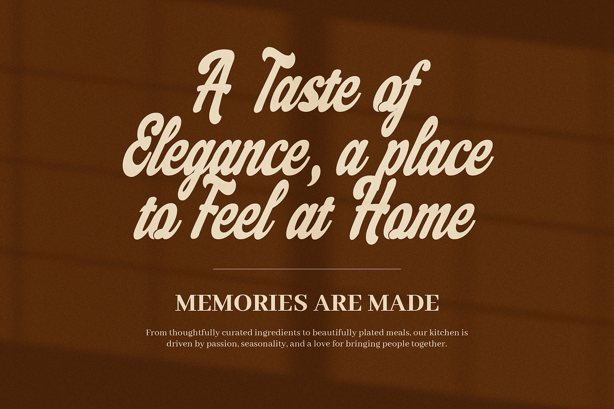 Mutivea Script Font, a Script Font by Graphicxell (Photo 6 of 8)