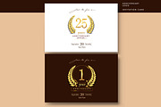 Golden Anniversary Badges, Logo Sets, a Graphic by OtpirusGraphic (Thumbnail 5 of 5)