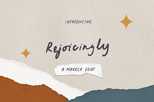 Rejoicingly - Sweet Handwritten Font