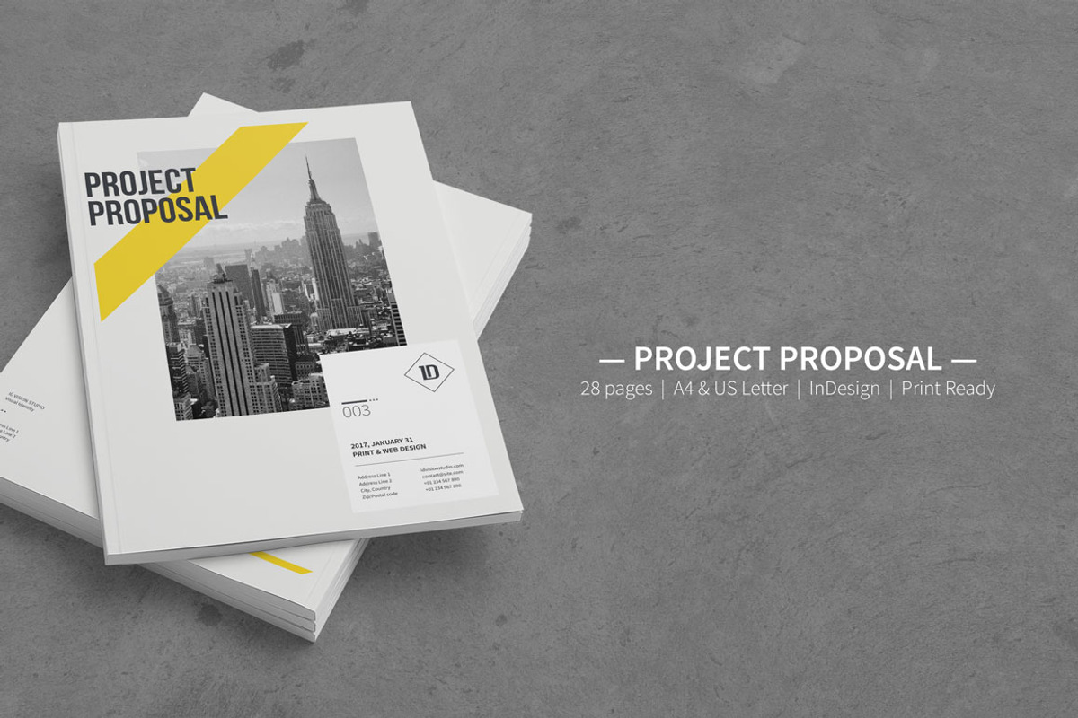 Proposal Template 003 | 28-Page, a Brochure Template by ID Vision Studio (Photo 9 of 16)
