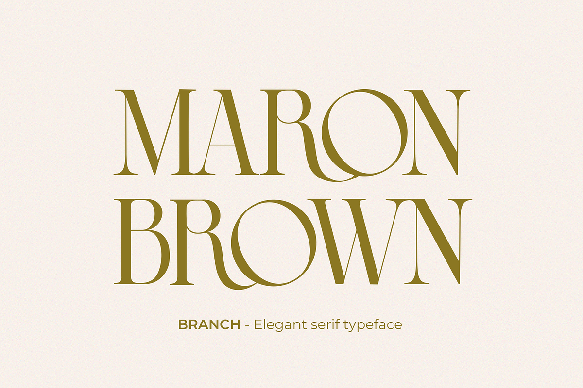 BRANCH - Elegant Serif Typeface, a Serif Font by zeenesia (Photo 6 of 16)
