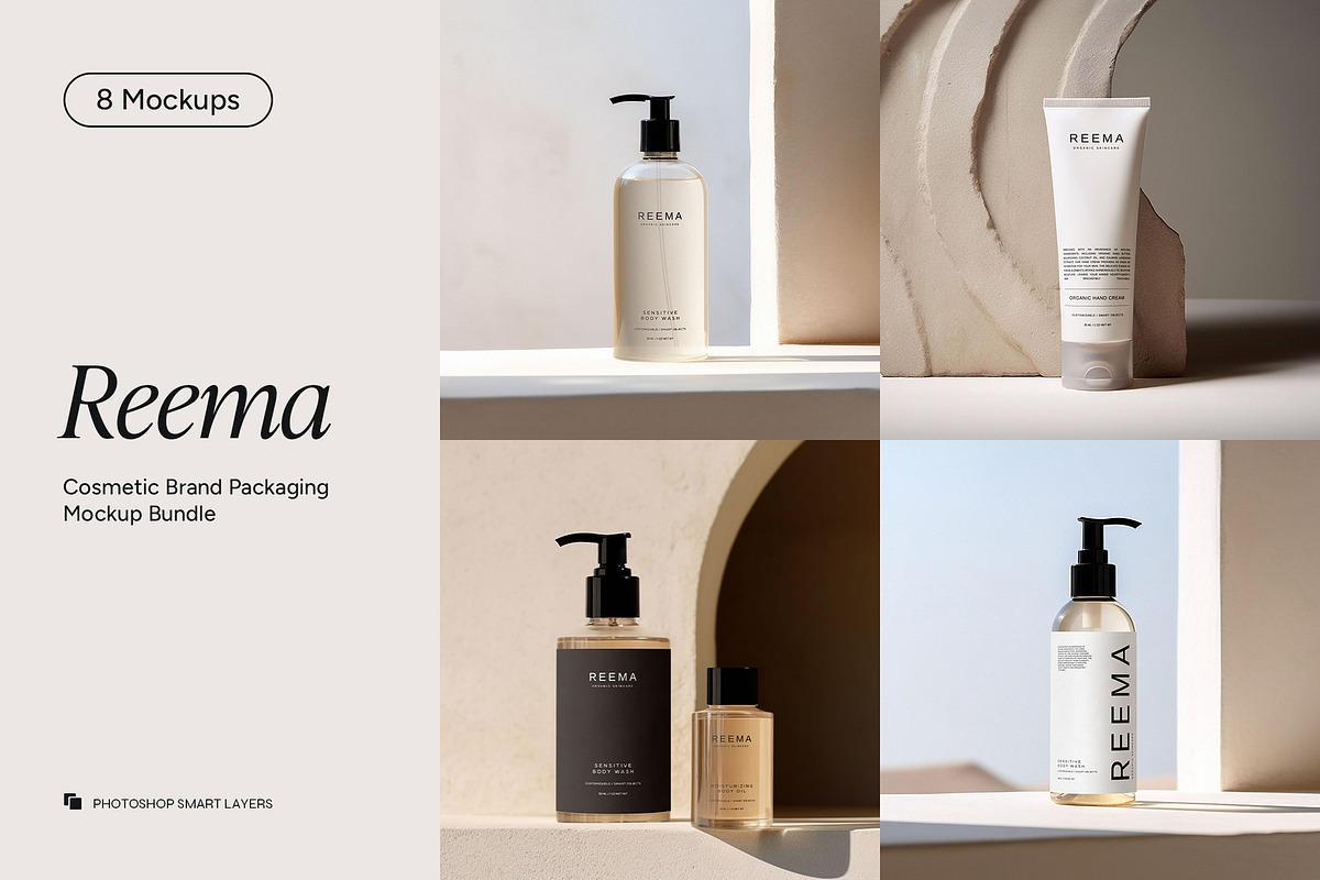 Cosmetics Mockup Bundle, a Packaging Mockup by Wildfield Studio (Photo 1 of 13)