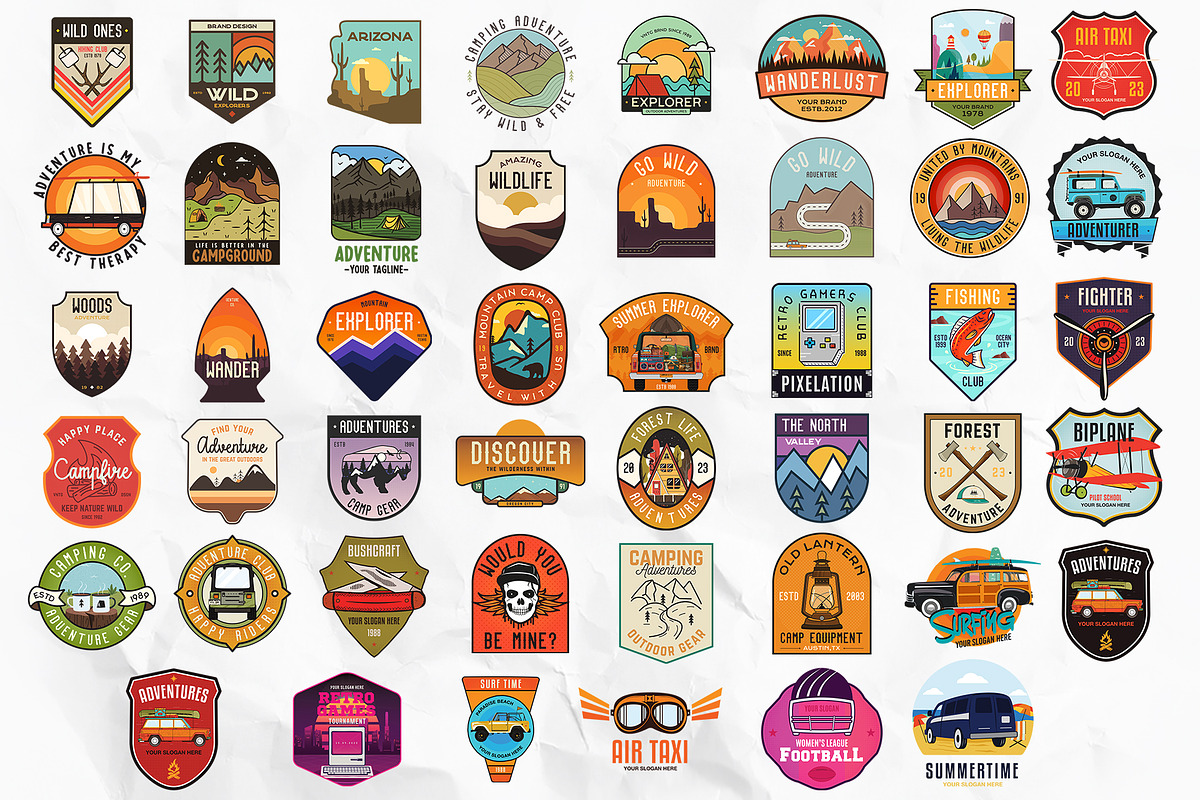 The Great Outdoors Collection, a Branding & Logo Template by JeksonGraphics (Photo 2 of 5)