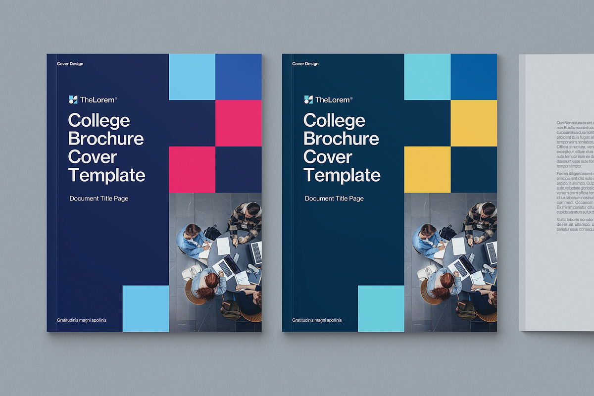 College Brochure Cover Template, a Brochure Template by BrandPacks (Photo 5 of 6)