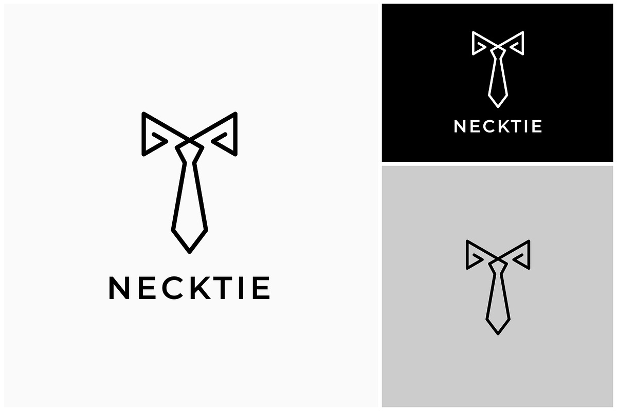 Necktie Tie Clothes Simple Logo, a Branding & Logo Template by ika trisiana