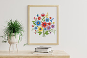 Colorful Wildflower Bouquet PNG, an Illustration by Daily.Designs (Thumbnail 5 of 5)