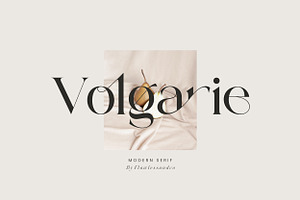 Volgarie - Modern Serif Font