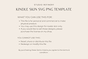 Kindle Oasis 2/3 Skin SVG PNG, a Graphic by STUDIO REFINERY (Thumbnail 2 of 5)