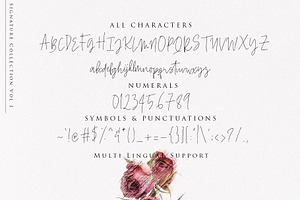 Beauty Signature - Handwritten Font