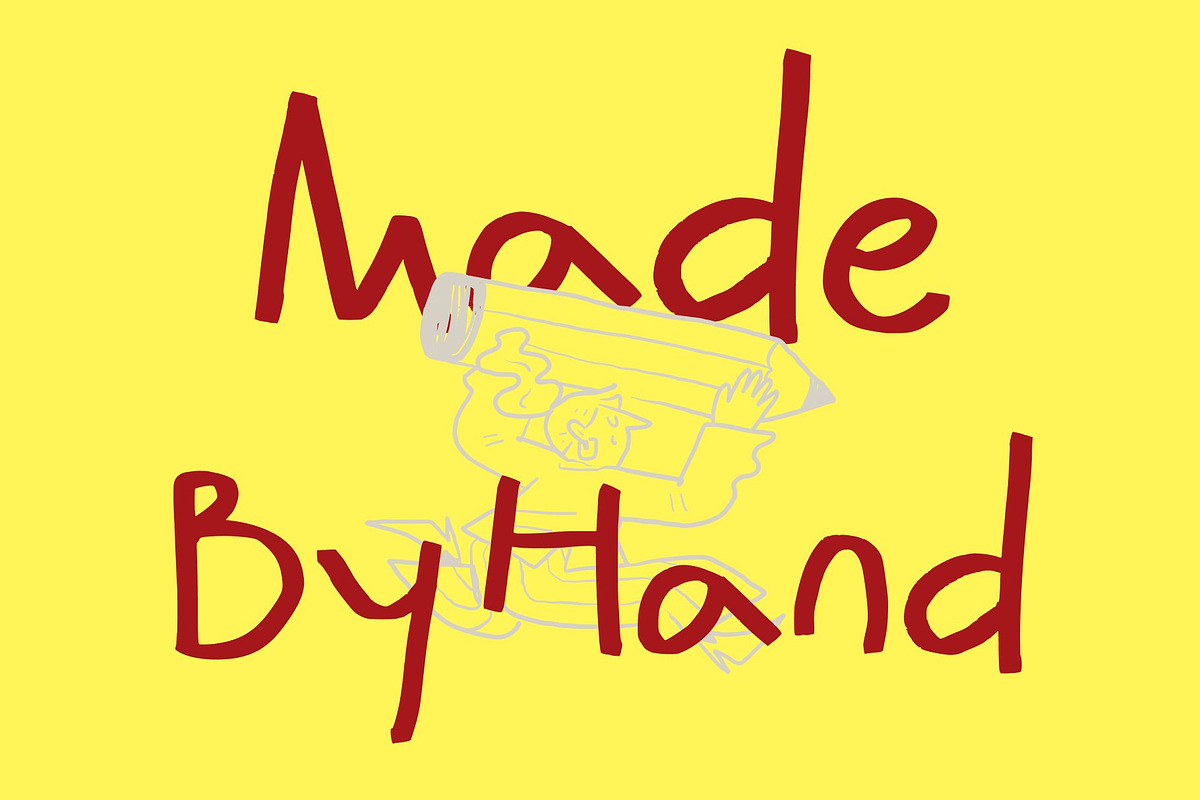 CS Miska – Messy Handwritten Font, a Handwritten Font by Craft Supply Co. (Photo 2 of 8)
