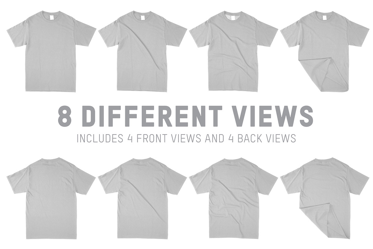 Port & Company 54 Core T-Shirt Mocks, a Shirt Mockup by Pixel Sauce™ (Photo 6 of 7)