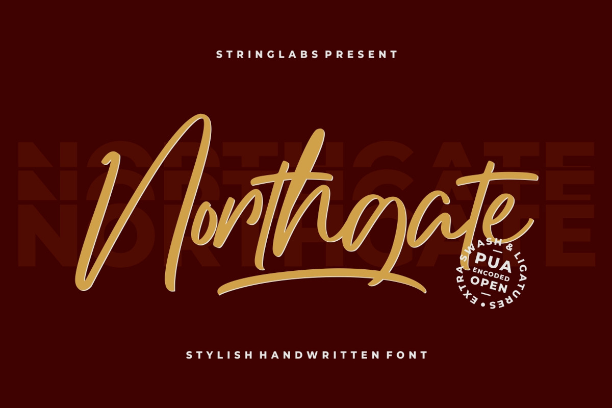 Northgate - Stylish Handwritten Font