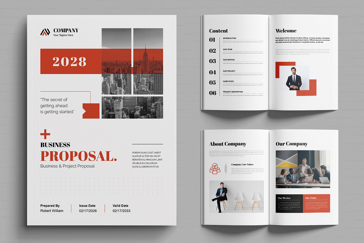 Proposal Design Template, a Brochure Template by MightyDesign (Photo 1 of 6)
