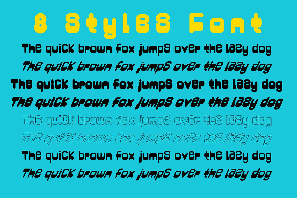 Blackes, a Sans Serif Font by Letterafa Studio (Photo 2 of 9)