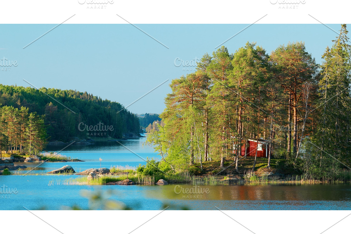 Sweden. Amazing Red Swedish Wooden, a Nature Photo by Our Amazing World (Photo 1 of 2)