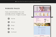 Wix Skincare & Wellness Website, a Wix Template by Sky Dore Design (Thumbnail 2 of 11)