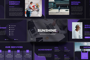 Sunshine Google Slide Presentation