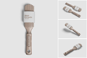 Hair Brush Mockup, a Product Mockup by MrLetters