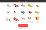 Isometric City Maps Builder, an Illustration by Vectopus.com (Thumbnail 5 of 5)