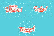Lettering bundle for your shop!, a Work Illustration by Oster Oleg (Thumbnail 2 of 8)