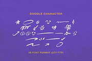 Pretty Ordinary - Bold Font + Doodle, a Font by Sarid Ezra (Thumbnail 6 of 9)