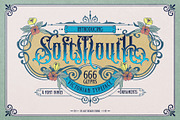 Soft Mouth Victorian Typeface, a Blackletter Font by alit design (Thumbnail 1 of 24)
