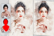 Quick Aquarelle Photoshop Action, an Action Add-On by GorynArt (Thumbnail 6 of 18)
