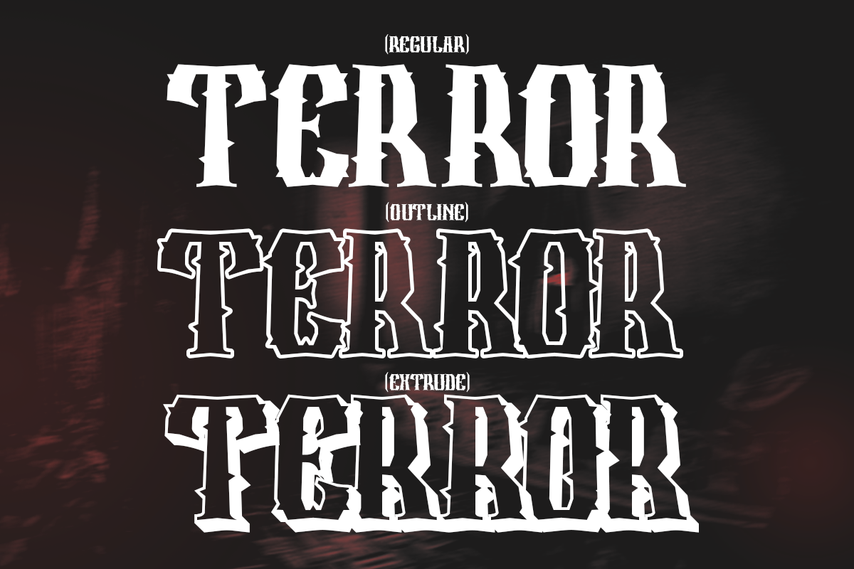 Slecko Mystery - Spooky Horror Font, a Handwritten Font by Pandeka Studio (Photo 4 of 12)