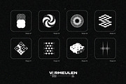 100 Vector Shapes | Bold Brutalism, an Object Graphic by Vermeulen Design Studio (Thumbnail 3 of 5)