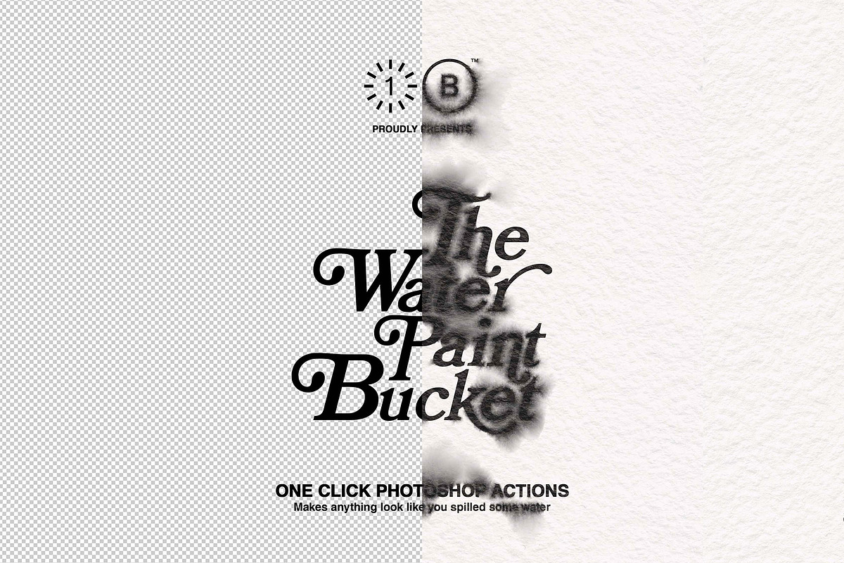The Water Paint Bucket - One Click, an Action Add-On by One Click Boutique™ (Photo 2 of 11)