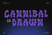 CS Cannibal Drawn, a Blackletter Font by Craft Supply Co. (Thumbnail 1 of 8)