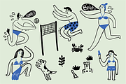 Hand drawn outdoor life activities, a Decorative Illustration by Huza Studio (Thumbnail 3 of 9)