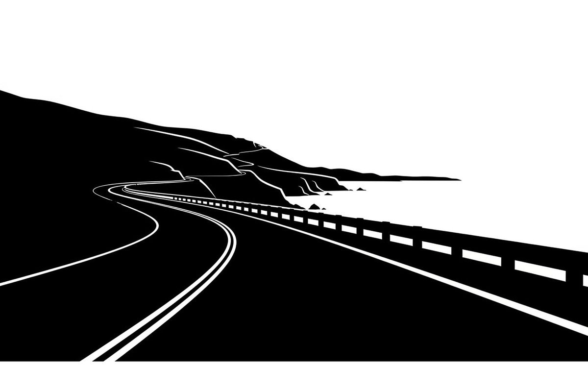 Coastal Curved Roadscape Bundle, a Graphic by musafir_fashion (Photo 10 of 14)
