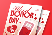 World Blood Donor Day Flyer Set, a Flyer Template by Annora Studio (Thumbnail 6 of 6)