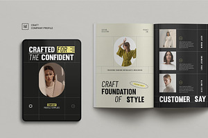 CRAFT | Company Profile, a Brochure Template by KreateTribe