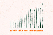 Illustrator Bristle Brushes 99x, a Brush Add-On by Esther Nariyoshi (Thumbnail 3 of 8)