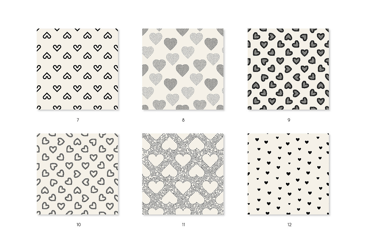 Valentine's Seamless Patterns Vol.2, a Pattern Graphic by Curly_Pat (Photo 4 of 7)