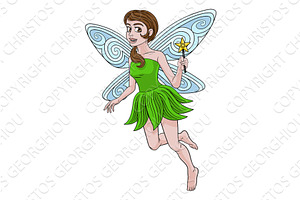 Fairy Cartoon Illustration