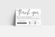 Thank You Order Card for Canva, a Card Template by Thirty One Palms Studio (Thumbnail 2 of 7)