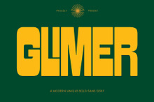 Glimer | Modern Unique Sans Serif