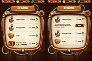 Steampunk GUI for Mobile Game, an Illustration by wowu (Thumbnail 5 of 9)