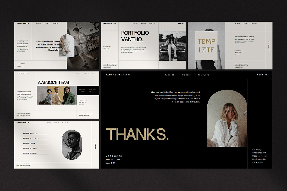 Vantho Presentation Template preview 7